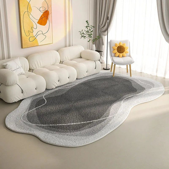 ChandelierDecor - Lamb Wool Oval Kitten Touch Carpet: Cozy Elegance