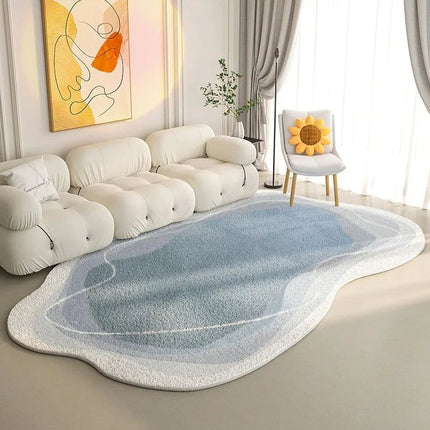 ChandelierDecor - Lamb Wool Oval Kitten Touch Carpet: Cozy Elegance