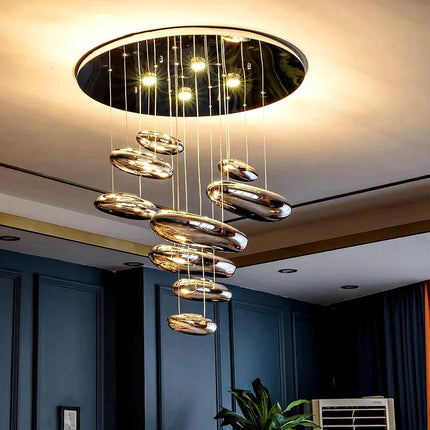 ChandelierDecor - Lava Pebbles Light Designer Chandelier for living Room