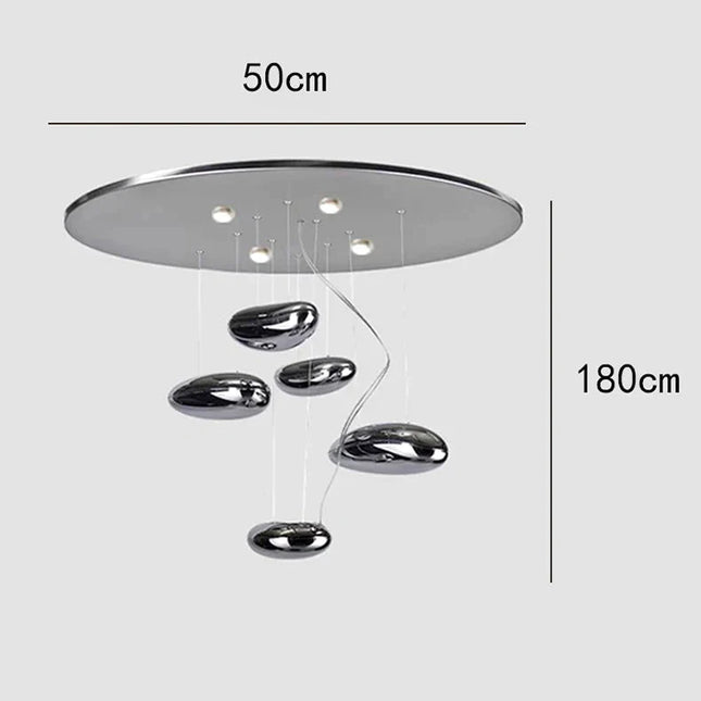 ChandelierDecor - Lava Pebbles Light Designer Chandelier for living Room