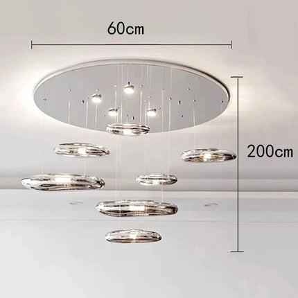 ChandelierDecor - Lava Pebbles Light Designer Chandelier for living Room