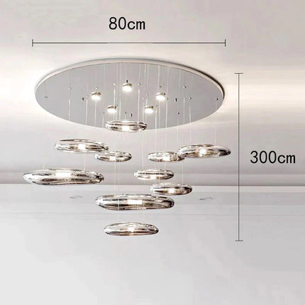 ChandelierDecor - Lava Pebbles Light Designer Chandelier for living Room