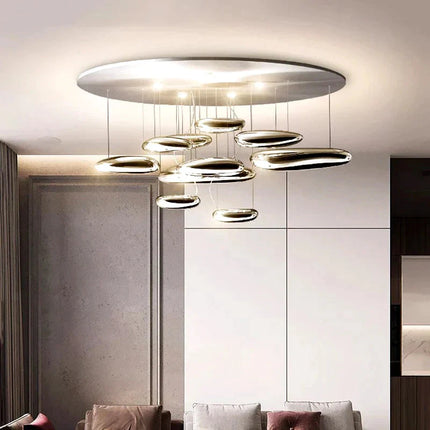 ChandelierDecor - Lava Pebbles Light Designer Chandelier for living Room