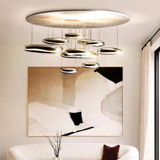 ChandelierDecor - Lava Pebbles Light Designer Chandelier for living Room