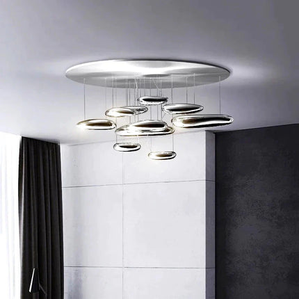 ChandelierDecor - Lava Pebbles Light Designer Chandelier for living Room