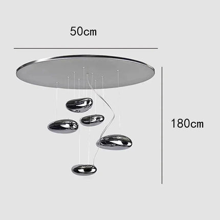 ChandelierDecor - Lava Pebbles Light Designer Chandelier for living Room