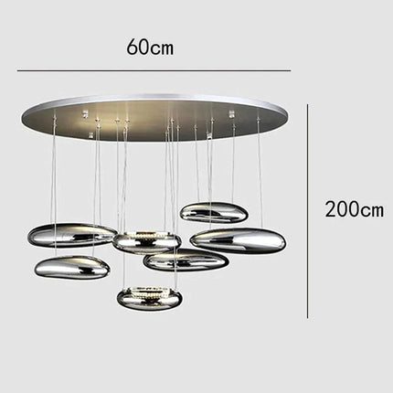 ChandelierDecor - Lava Pebbles Light Designer Chandelier for living Room