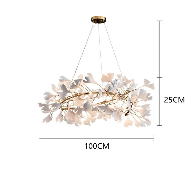 ChandelierDecor - Leaf Chandelier: Stunning Lighting Fixture