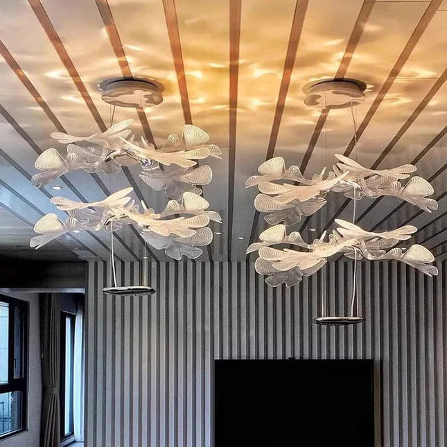 ChandelierDecor - Leaves Petals Unique Style Designer Chandelier Lighting