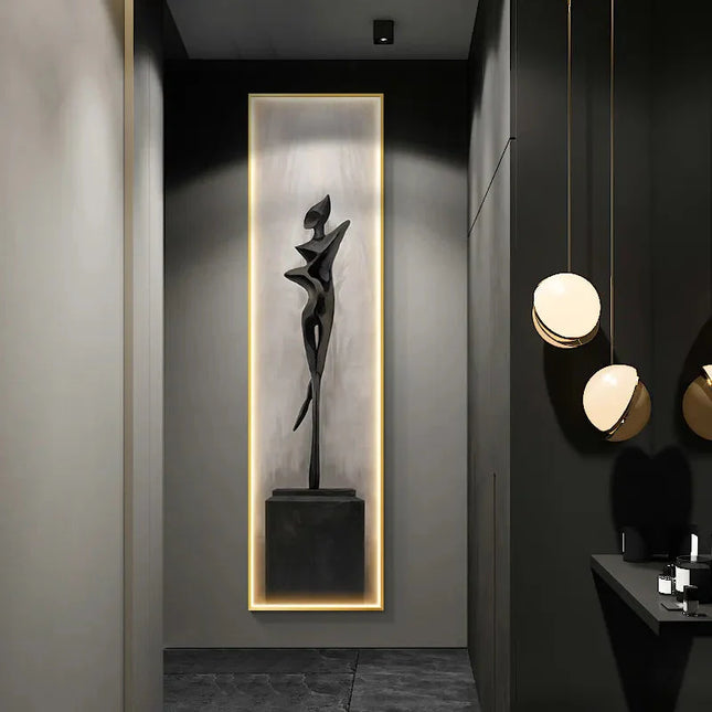 ChandelierDecor - LED Abstract Lady Art Wall Lamp for Home Decoration