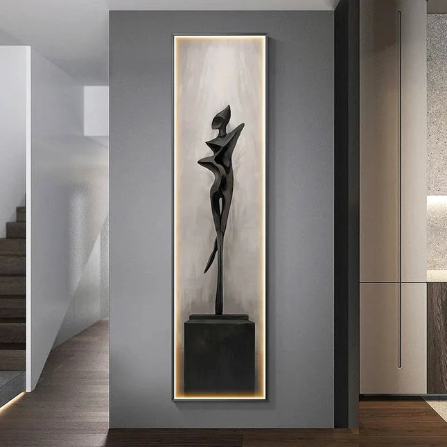 ChandelierDecor - LED Abstract Lady Art Wall Lamp for Home Decoration