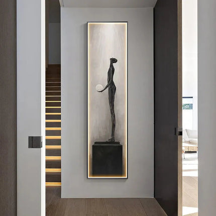 ChandelierDecor - LED Abstract Lady Art Wall Lamp for Home Decoration