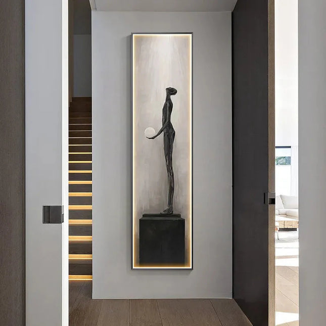 ChandelierDecor - LED Abstract Lady Art Wall Lamp for Home Decoration