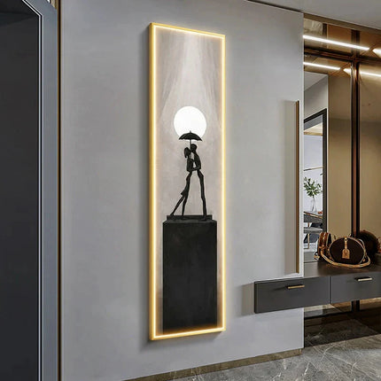 ChandelierDecor - LED Abstract Lady Art Wall Lamp for Home Decoration