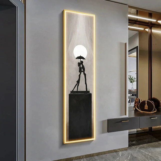 ChandelierDecor - LED Abstract Lady Art Wall Lamp for Home Decoration