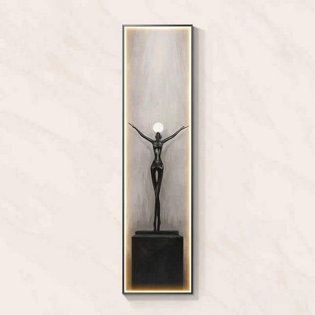ChandelierDecor - LED Abstract Lady Art Wall Lamp for Home Decoration
