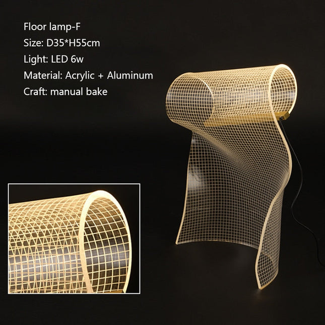 ChandelierDecor - LED Acryl Floor Lamp