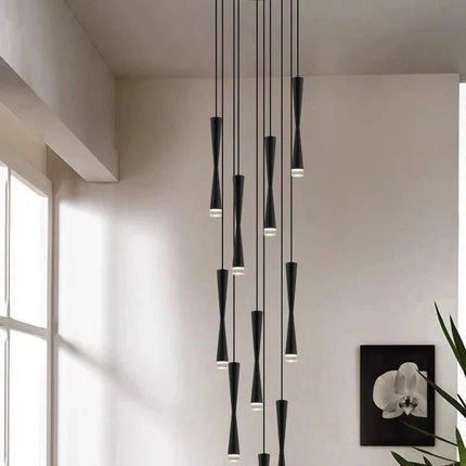 ChandelierDecor - LED Attic Bend Tubes Chandelier Lighting