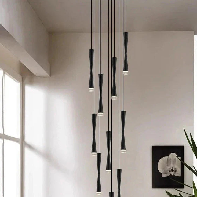 ChandelierDecor - LED Attic Bend Tubes Chandelier Lighting