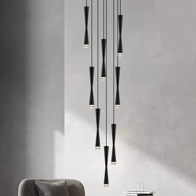 ChandelierDecor - LED Attic Bend Tubes Chandelier Lighting
