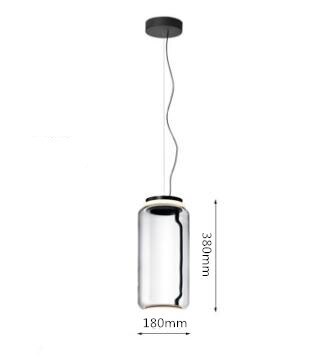 ChandelierDecor - LED Glass Chandelier Lighting for Living Room Stair Hall