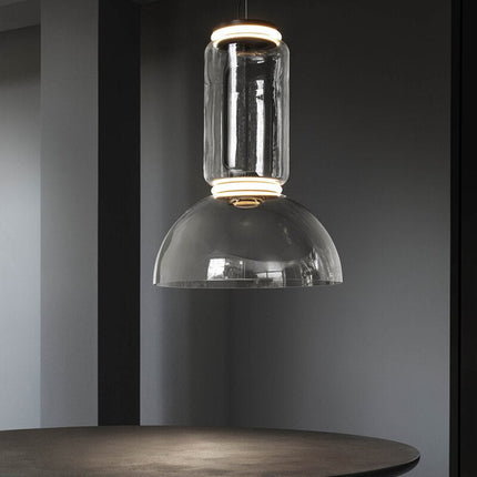ChandelierDecor - LED Glass Chandelier Lighting for Living Room Stair Hall