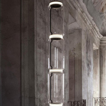 ChandelierDecor - LED Glass Chandelier Lighting for Living Room Stair Hall