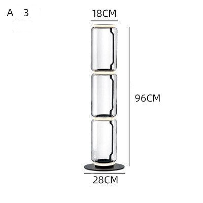 ChandelierDecor - LED Glass Floor Lamp Lighting for Living Room