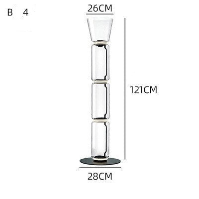 ChandelierDecor - LED Glass Floor Lamp Lighting for Living Room