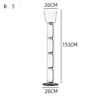 ChandelierDecor - LED Glass Floor Lamp Lighting for Living Room