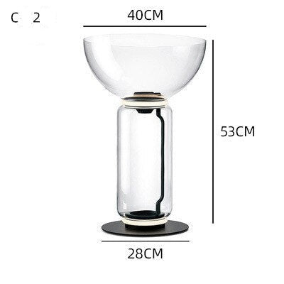 ChandelierDecor - LED Glass Floor Lamp Lighting for Living Room
