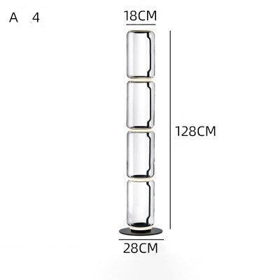 ChandelierDecor - LED Glass Floor Lamp Lighting for Living Room