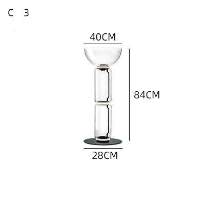 ChandelierDecor - LED Glass Floor Lamp Lighting for Living Room