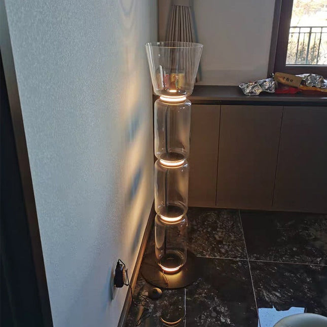 ChandelierDecor - LED Glass Floor Lamp Lighting for Living Room