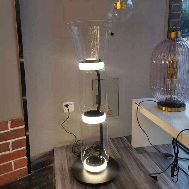 ChandelierDecor - LED Glass Floor Lamp Lighting for Living Room