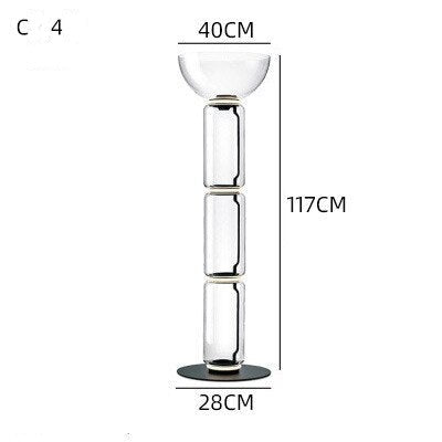 ChandelierDecor - LED Glass Floor Lamp Lighting for Living Room