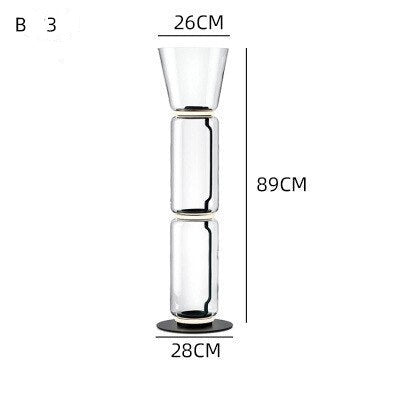 ChandelierDecor - LED Glass Floor Lamp Lighting for Living Room