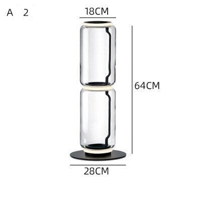 ChandelierDecor - LED Glass Floor Lamp Lighting for Living Room