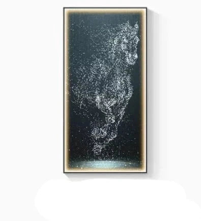 ChandelierDecor - LED Horse Painting - Italian Abstract Decoration