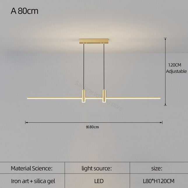 ChandelierDecor - LED Strip Line Chandelier Light