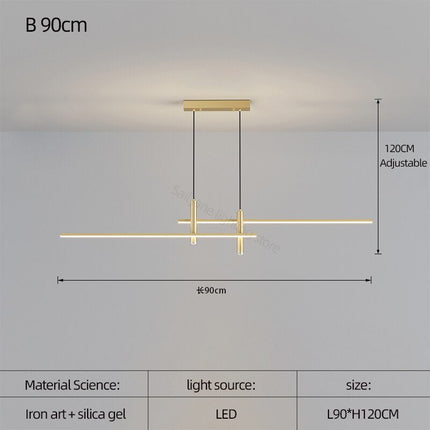 ChandelierDecor - LED Strip Line Chandelier Light