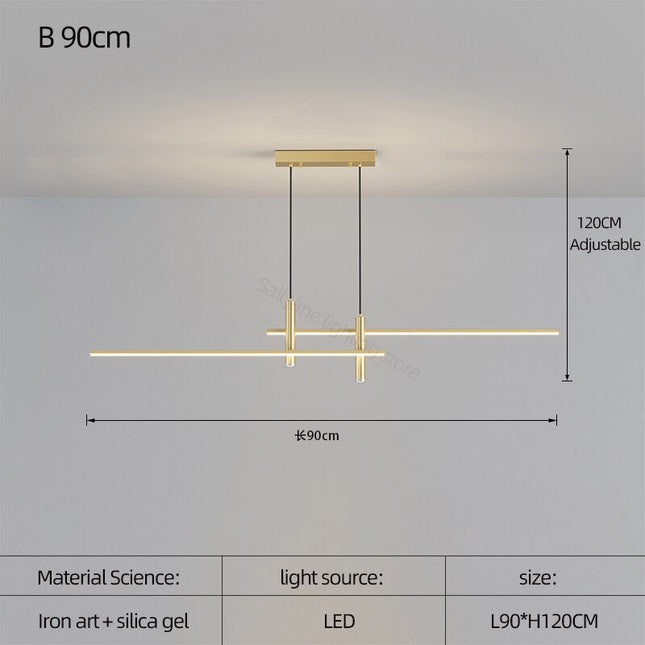ChandelierDecor - LED Strip Line Chandelier Light