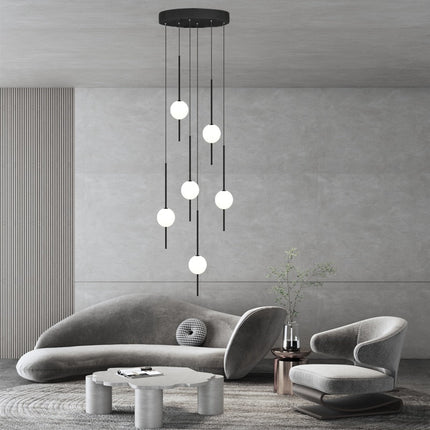 ChandelierDecor - Long Line Glass Ball Chandelier - Lighting Solution.