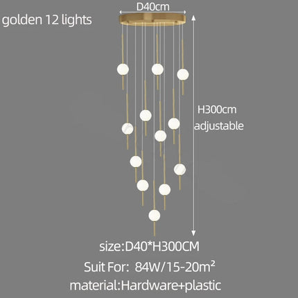 ChandelierDecor - Long Line Glass Ball Chandelier - Lighting Solution.
