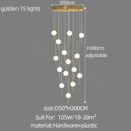 ChandelierDecor - Long Line Glass Ball Chandelier - Lighting Solution.
