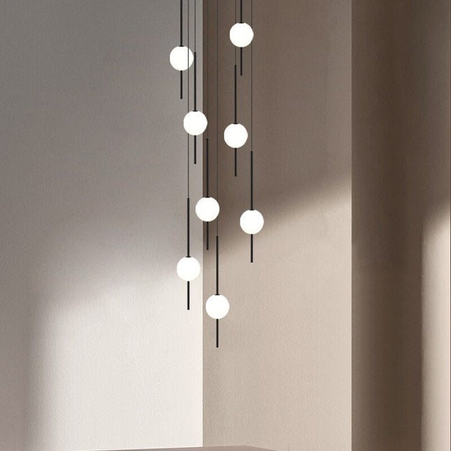 ChandelierDecor - Long Line Glass Ball Chandelier - Lighting Solution.
