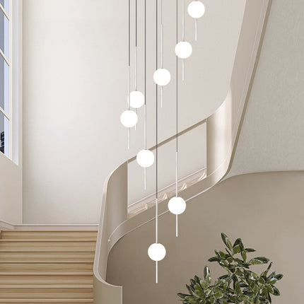ChandelierDecor - Long Line Glass Ball Chandelier - Lighting Solution.
