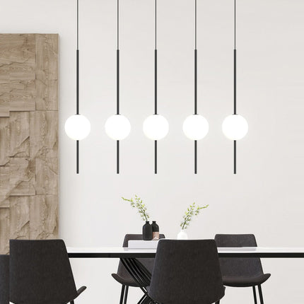 ChandelierDecor - Long Line Glass Ball Chandelier - Lighting Solution.