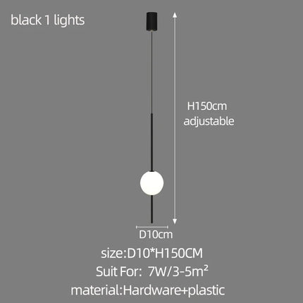 ChandelierDecor - Long Line Glass Ball Chandelier - Lighting Solution.
