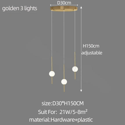 ChandelierDecor - Long Line Glass Ball Chandelier - Lighting Solution.